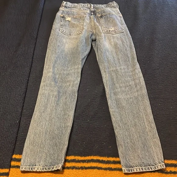 We the free / free people Distressed Blue Jeans - Picture 2 of 6